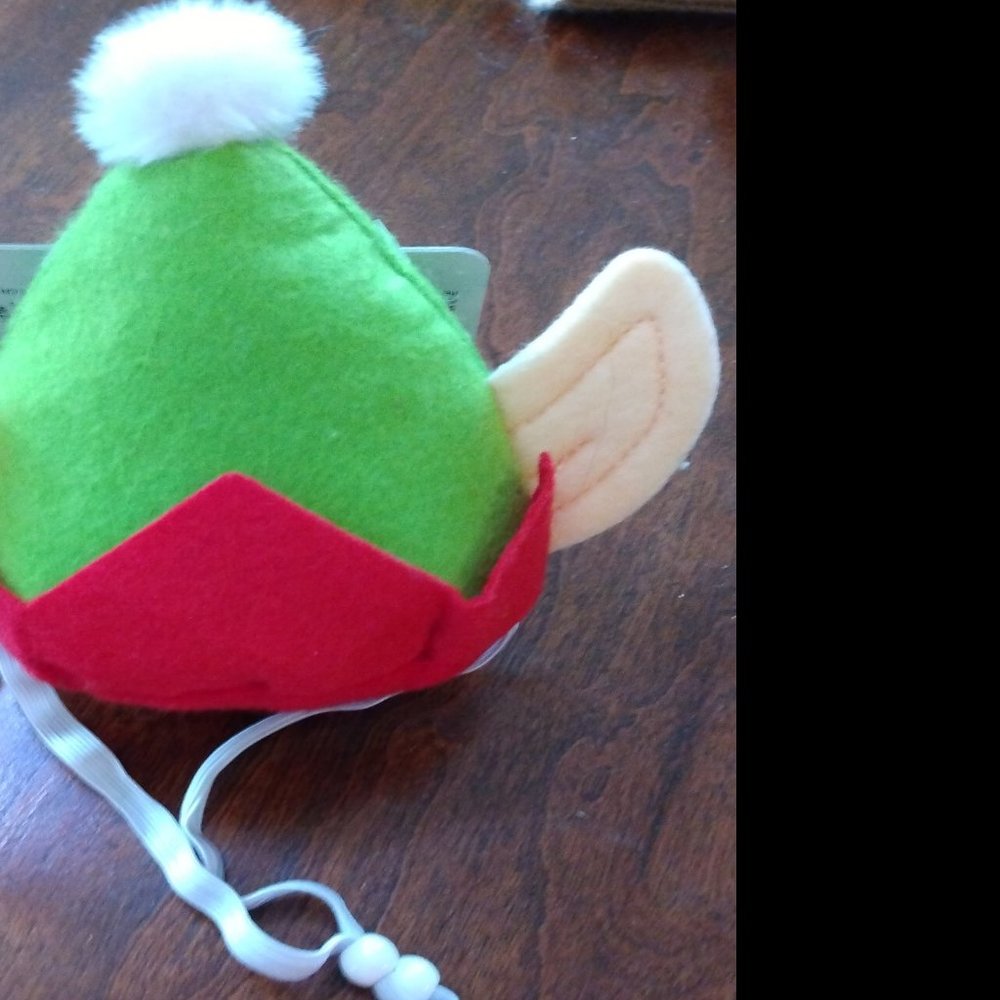 Holiday Elf Hat for pets, Christmas pets, holiday hat for dogs or cats